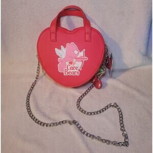 Skinnydip London Care Bear Heart Shaped Red Crossbody Purse 2025 NWT